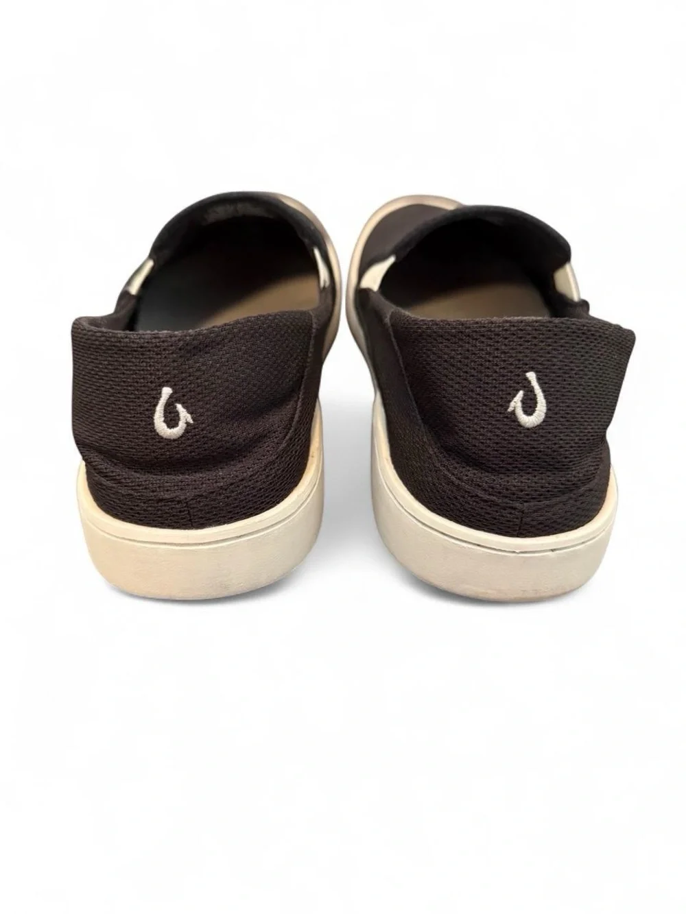 OluKai Pehuea Black Slip On Mesh Sneakers Women’s Size 10